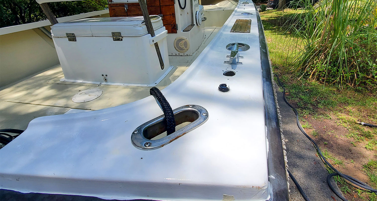 1978 Robalo clean after detailing